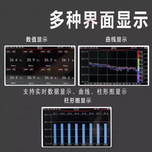 中创ET839East Tes16-0/16/4/22/483/64多通道温度测试仪电偶带通