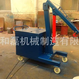 直销液压小吊车 手动旋转折臂吊 FPD配重式 液压小吊车