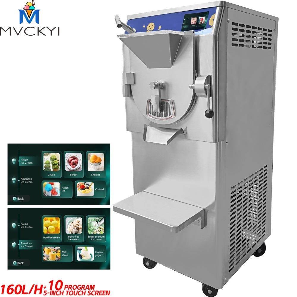 连续凝冻机硬质冰淇淋机大产量意式挖球雪糕机全自动硬质冰淇淋机