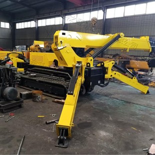 全自动蜘蛛式 液压式 狭窄场地作业施工设备 一体化吊装 吊车 车