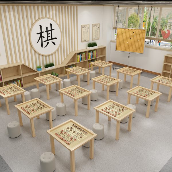 实木围棋桌象棋桌五子棋桌培训桌教学围棋桌椅组合棋盘桌棋桌日式