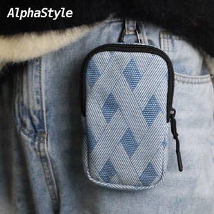 AlphaStyle潮牌高颜值多功能休闲男女日常便携小包零钱手机包挂件