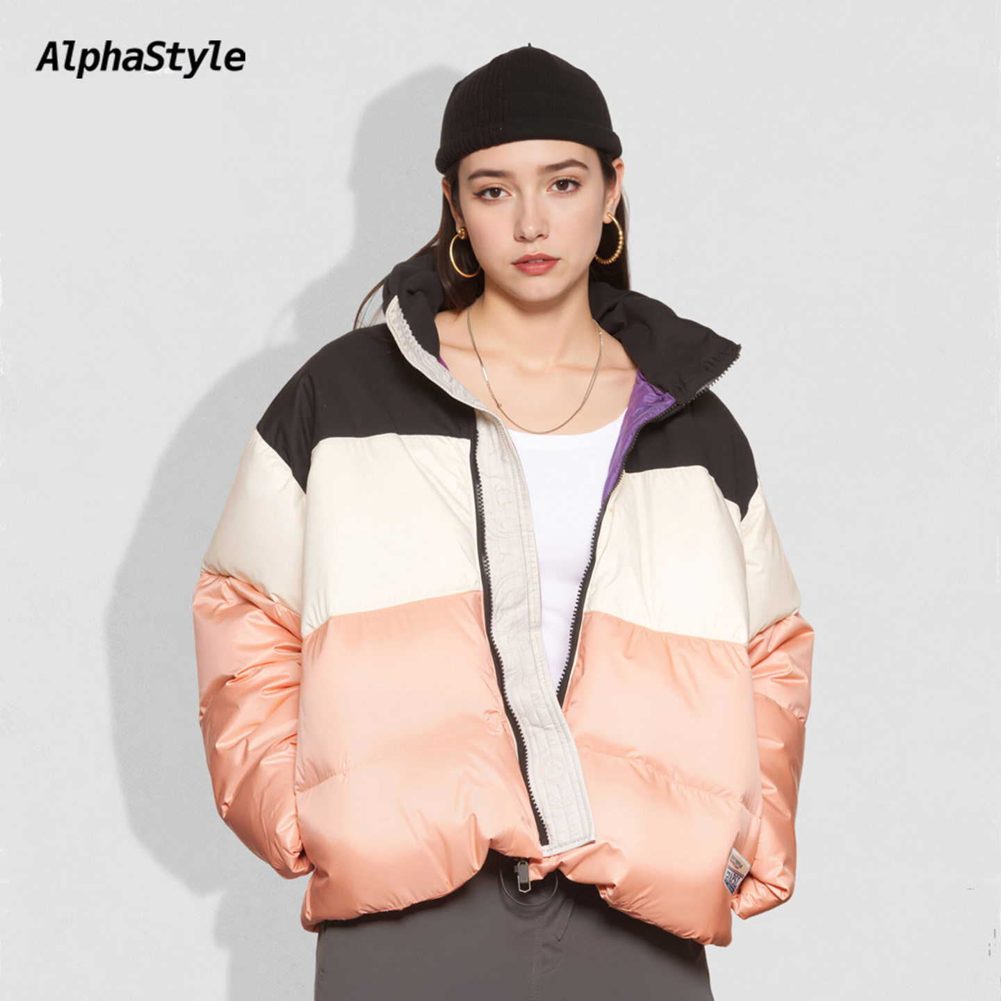 加厚情侣保暖鸭绒羽绒服