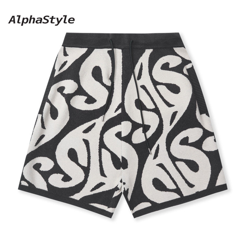 ALPHASTYLE休闲四分短裤