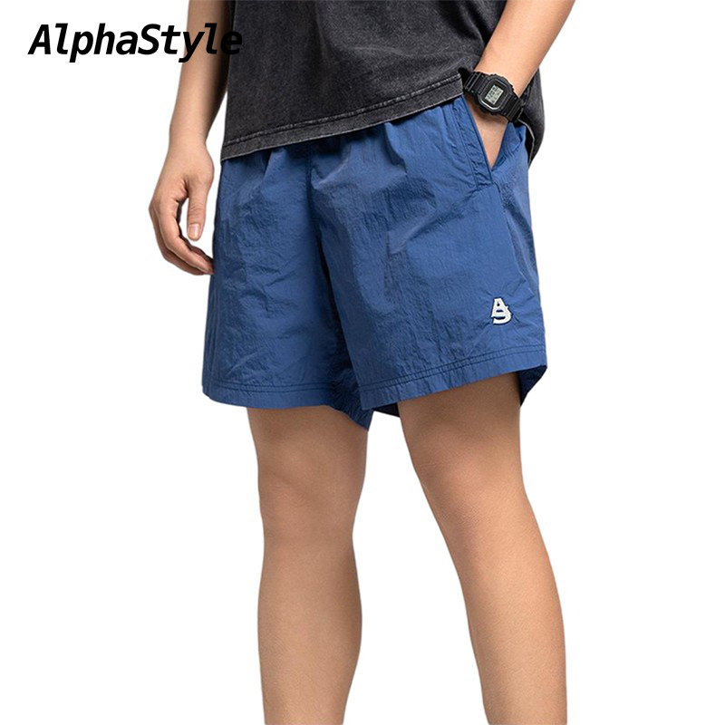 AlphaStyle夏季美式街头宽松短裤