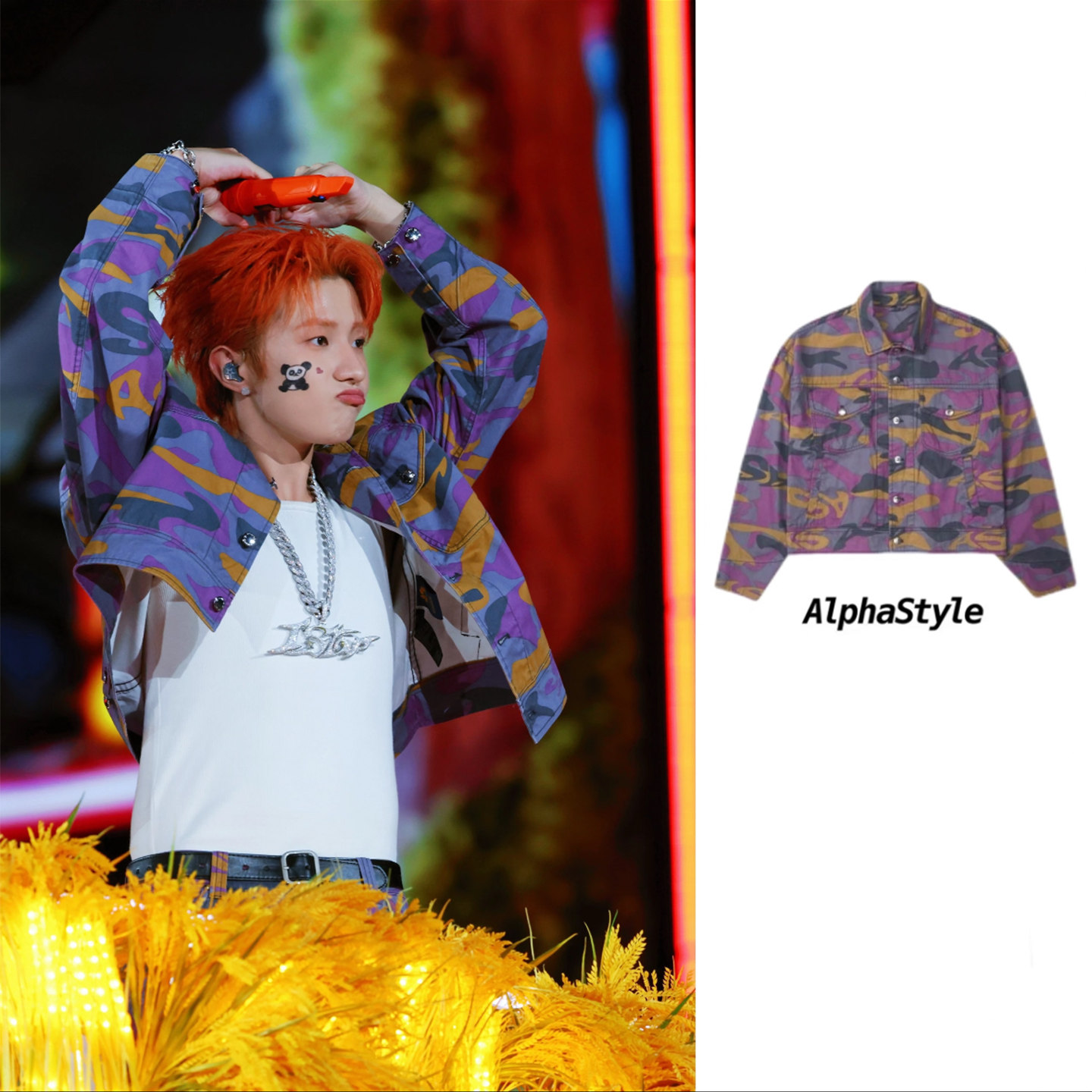 AlphaStyle春季薄款宽松纯棉迷彩外套男女休闲款潮牌时尚新品上市