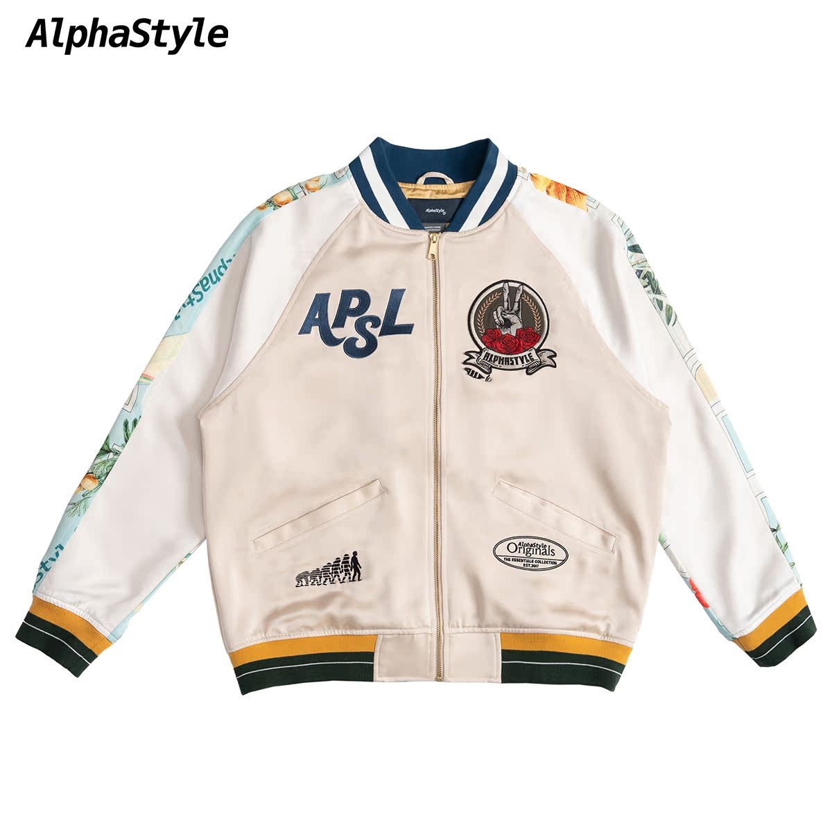 棒球服情侣宽松休闲外套