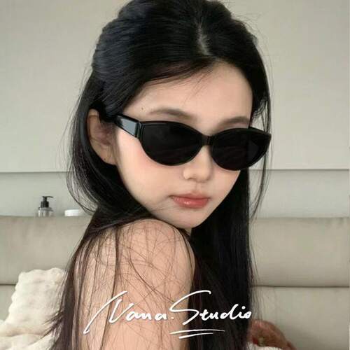 简约偏光防紫外线显脸小猫眼墨镜