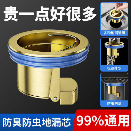 铜质地漏防臭过滤网内芯