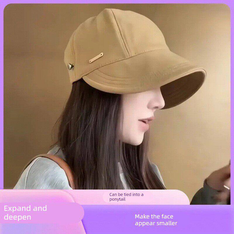 韩版加宽遮脸显脸小毛呢渔夫帽