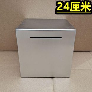 不锈钢存钱罐只进不出创意独特超大不可取大容量储钱箱 2022年新款