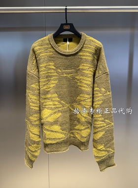 INXX专柜正品2025冬款宽松男女款圆领针织衫保暖毛衣潮XBF4061237