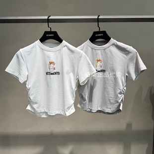 休闲印花女士T恤34152006 趣味个性 VETEMENTS维特萌专柜正品 夏短袖