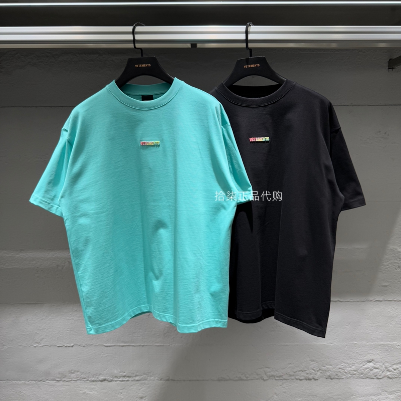 维特萌男女款简约休闲棉短袖T恤