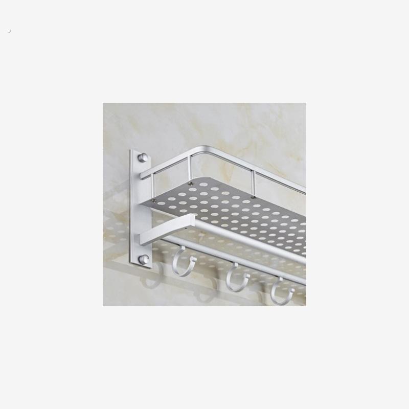 厕所浴室卫生间置物架免打孔不锈钢材质墙上洗漱台壁挂架毛巾架