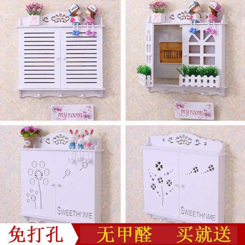 电表箱装饰画免打孔配电箱客厅电闸箱开关装饰盒欧式电表箱遮挡箱