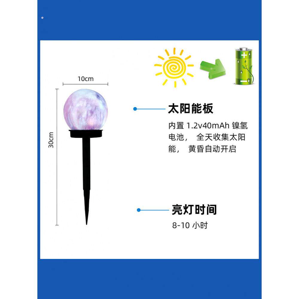 新款热销灯云彩斑斓地插灯创意太阳能草坪灯现货