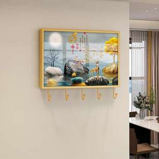 饰画弱电箱装 多功能电表箱装 饰遮挡创意置物挂钩电闸盒挂画带挂钩