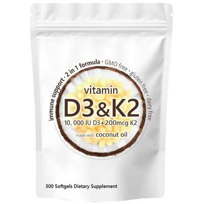 1TK热销 维生素D3+K2胶囊 Vitamin D3+K2 Capsules 源头厂家 O EM