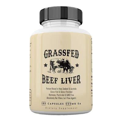现货当日发！跨境 180粒牛肉肝胶囊BEEF LIVER工厂直销支持贴OE M
