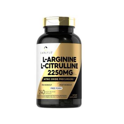 跨境TK亚马逊热销 L-Arginine L-Citrulline胶囊 瓜氨酸复合胶囊