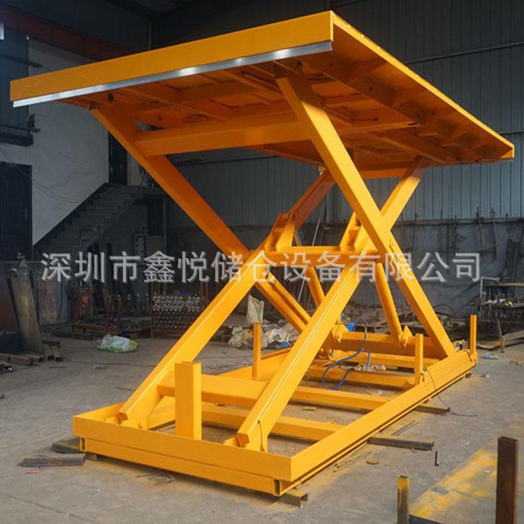 大型电动升降平台固定式飞机升降台汽车液压升降机