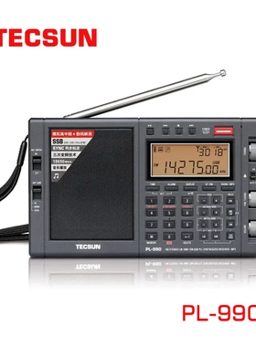 tesun/ pl-990式调频/中波/短波/单边带/音乐播放