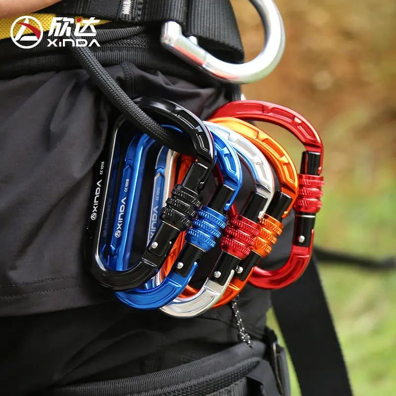 登山扣户外攀岩装备快挂扣登山锁扣s梨型主锁