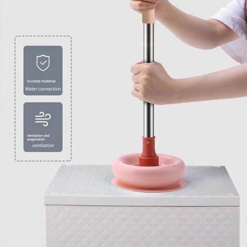 马桶插头吸泥皮铲家用浴室手动强力泵厕所清理神器