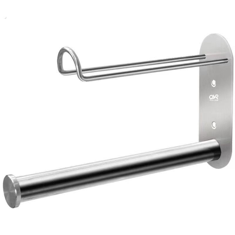 神器壁挂式墙上免打孔不锈钢挂钩挂放晾衣挂的整理架阳台衣架收纳