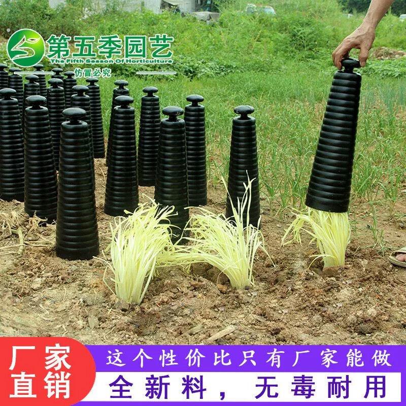 做韭黄蒜黄用的塑料桶楼顶套子韭菜黄罩韭黄专用种植筒外罩防晒