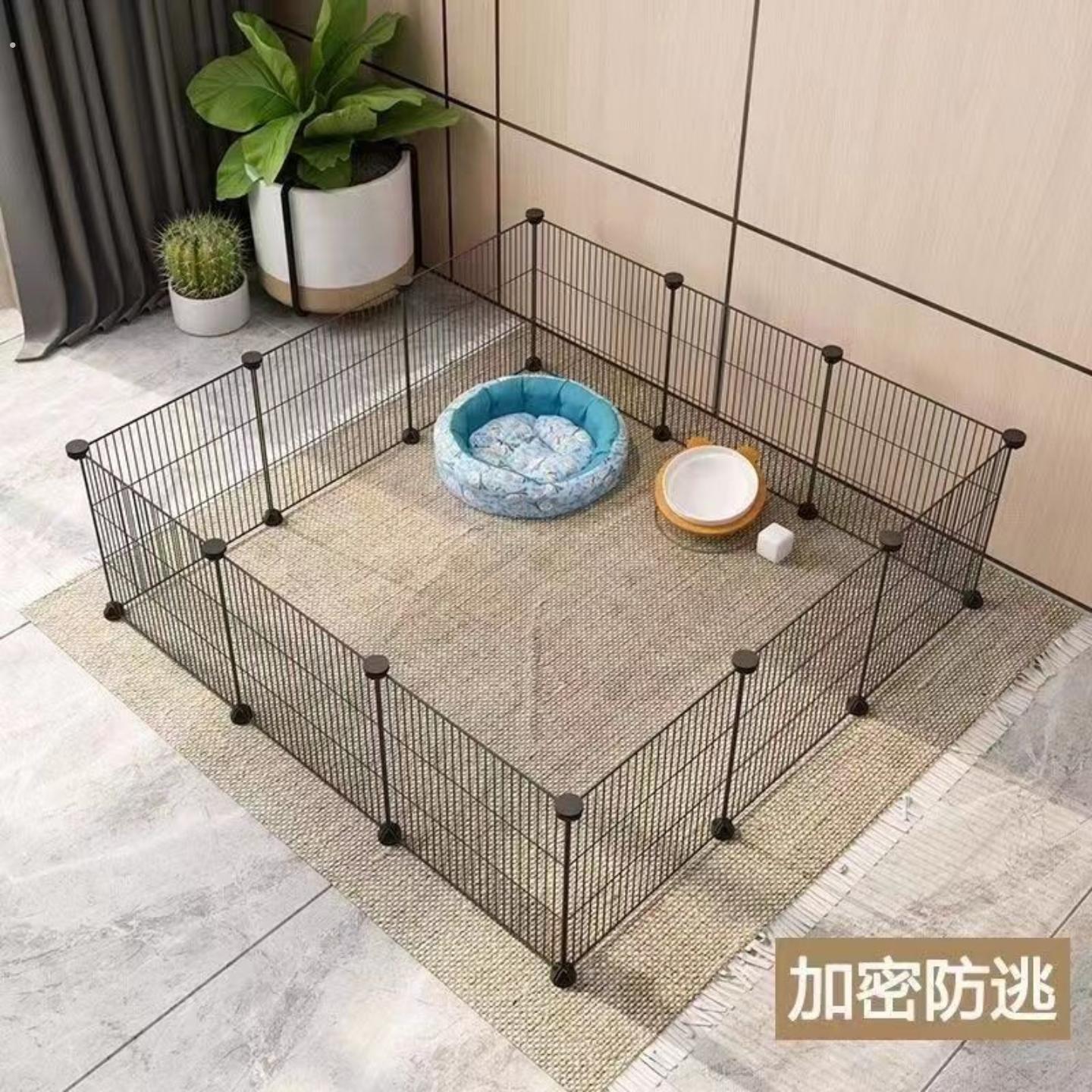 围栏防护栏宠物狗狗笼小型犬防猫隔离网门栏小狗栅栏家用狗窝狗屋