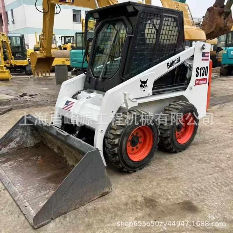 Used Bobcat Sliding Loader铲车 S450滑移机清运垃圾 外贸出口