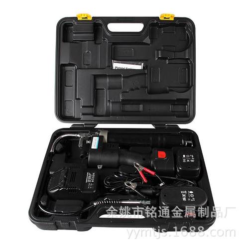 厂家供应便捷式14.4V电动黄油枪 白油枪 Electric grease gun