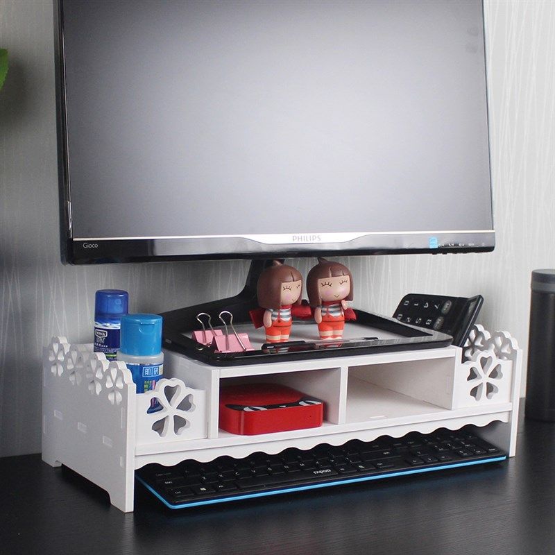 液晶电脑显示器增高架显示屏笔记本电脑双层办公桌面托架底座支架