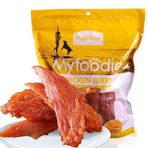 麦富迪鸡肉干907g大包装鸡肉条狗零食磨牙训狗鸡胸肉泰迪金毛