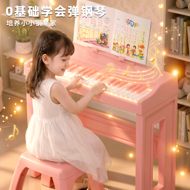 2025火爆玩具4岁女童小女孩子的生日礼物宝宝1到2岁新款钢琴3公主