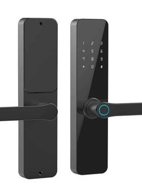 优选家居用室内木门房门t出租房公寓酒店指纹密码刷卡锁涂鸦通*