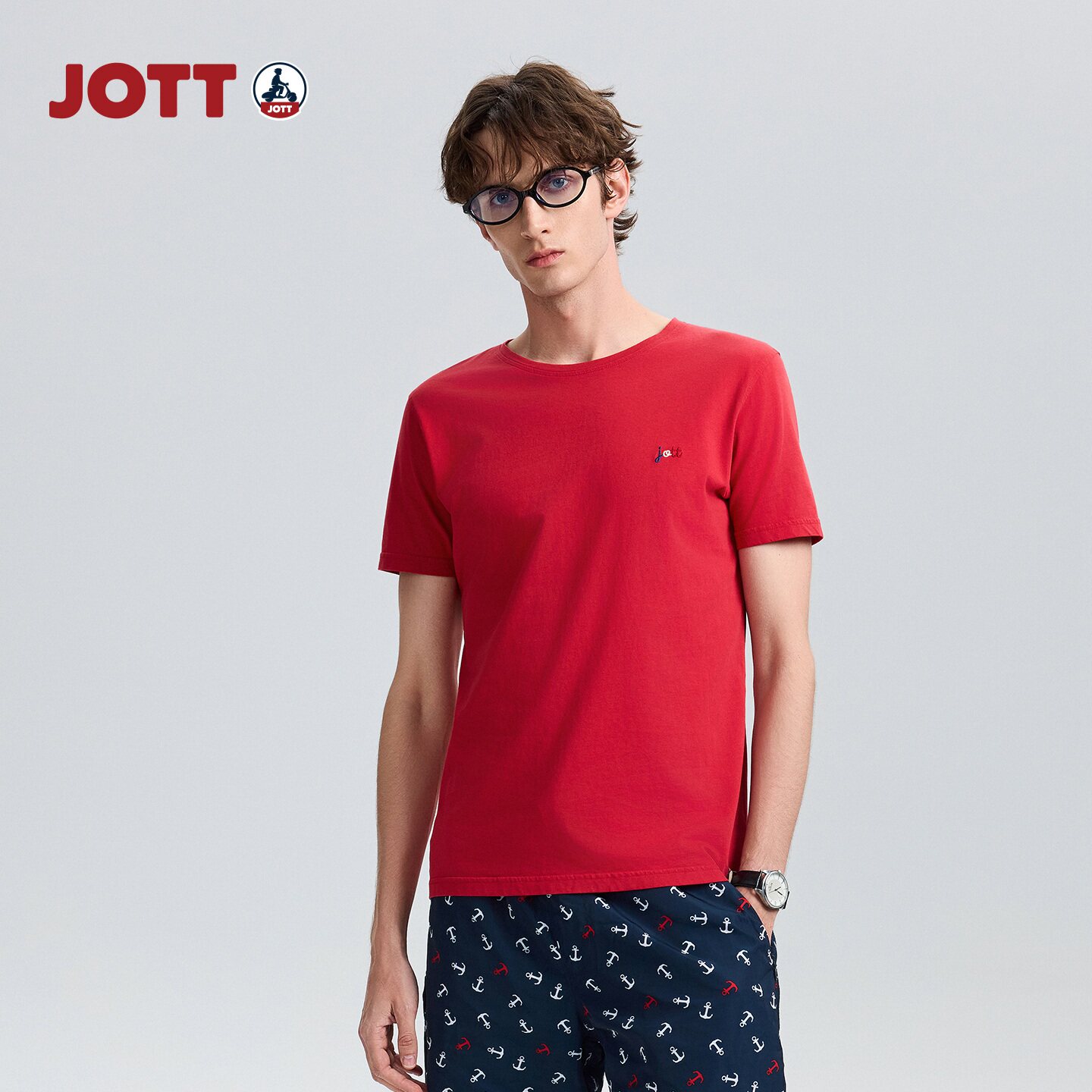 法式轻奢JOTT圆领短袖T恤图片