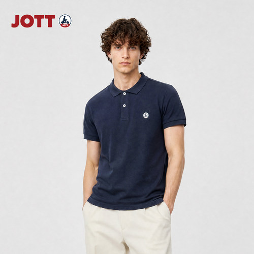 JOTT 色系丰富的男士polo衫商场同款法国品牌简约休闲上衣t 夏季