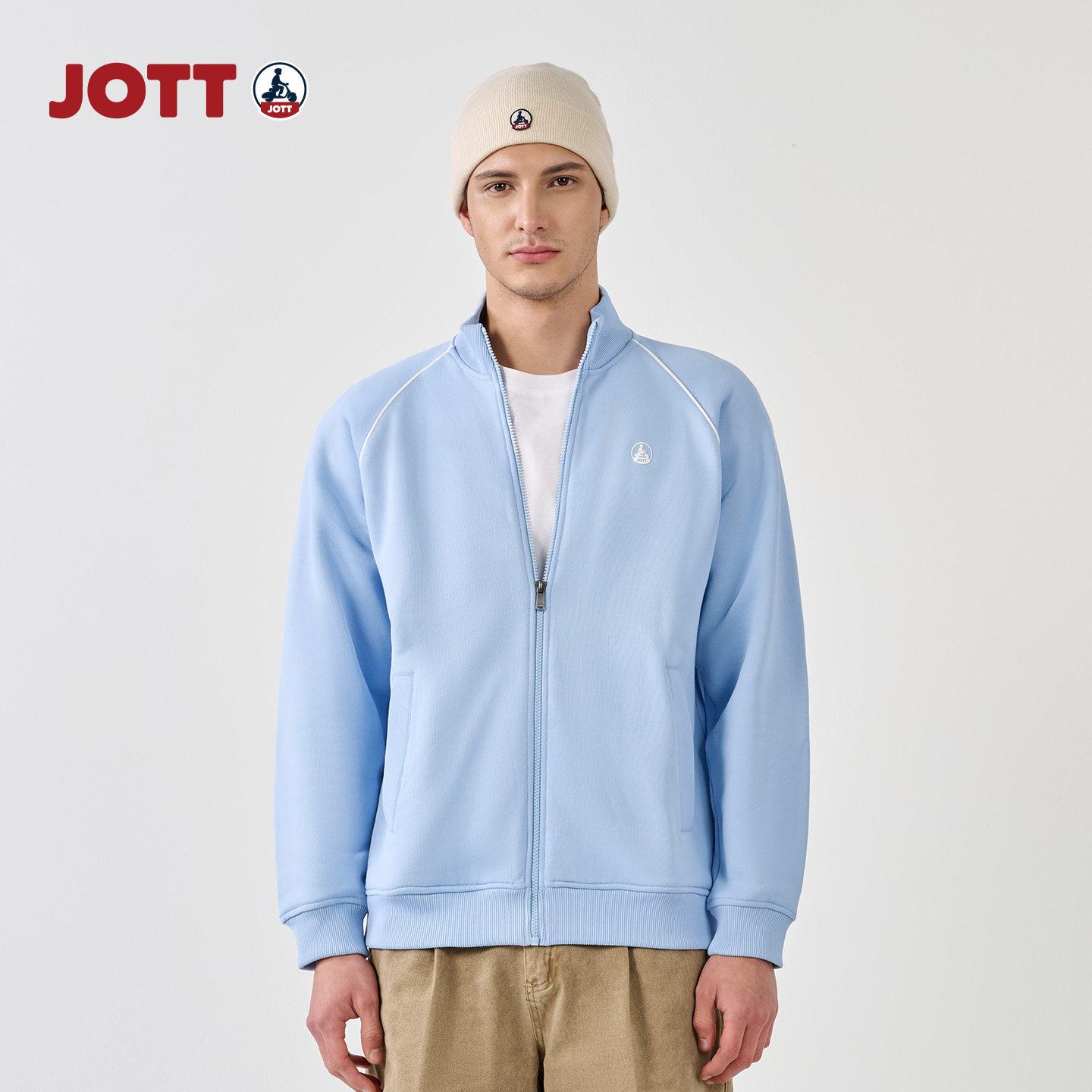 JOTT 专柜正品 | 立领拉链开衫夹克 简约时尚男士卫衣 春季新款 - JOTT旗舰店出品