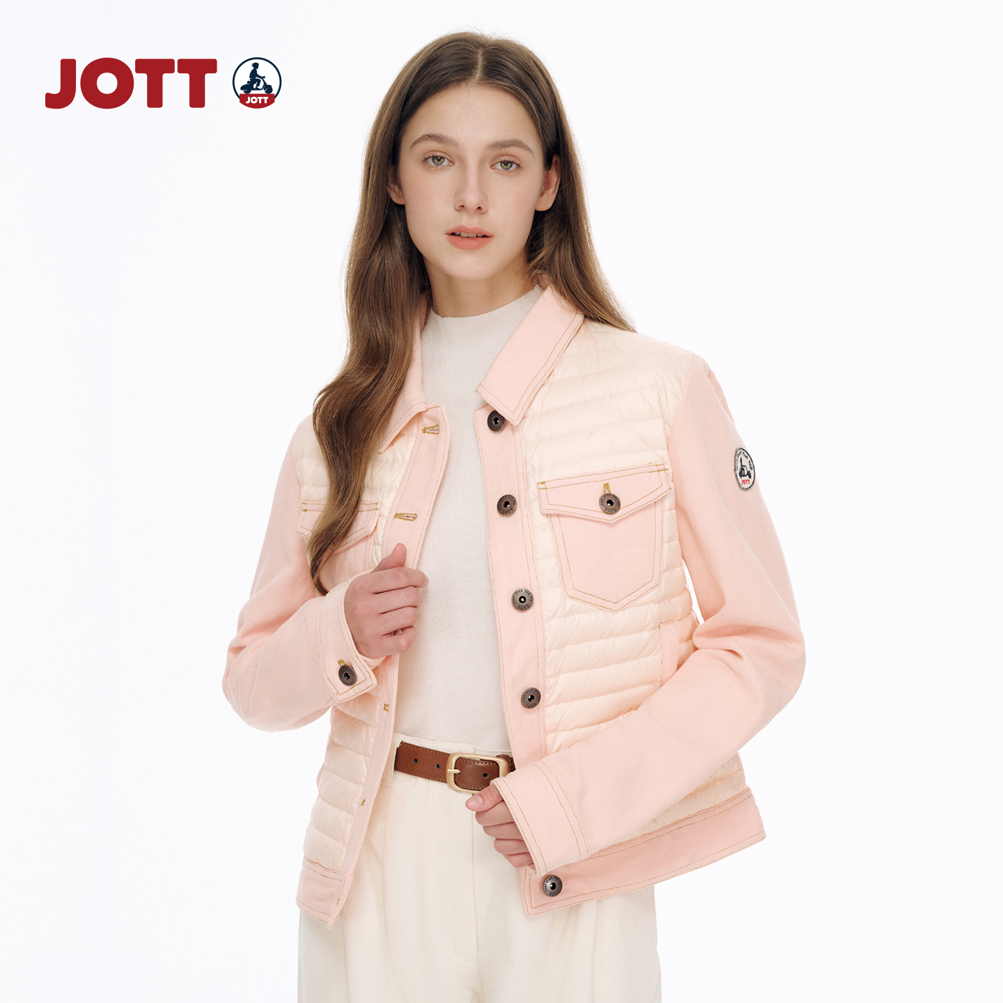 JOTT女士轻薄保暖羽绒服