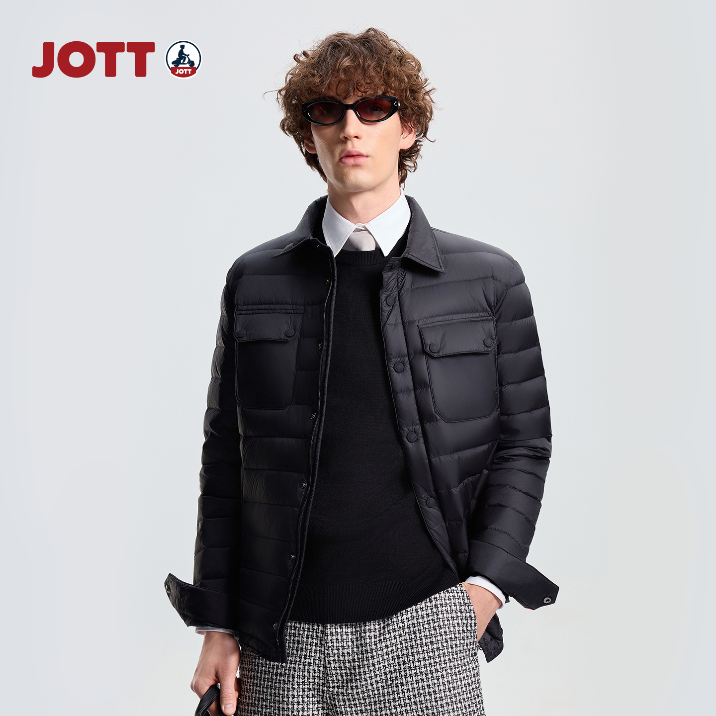 JOTT男士轻薄羽绒服休闲百搭