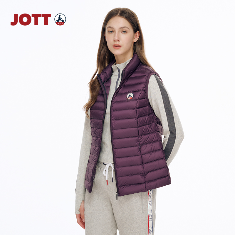 JOTT女士轻薄羽绒马甲