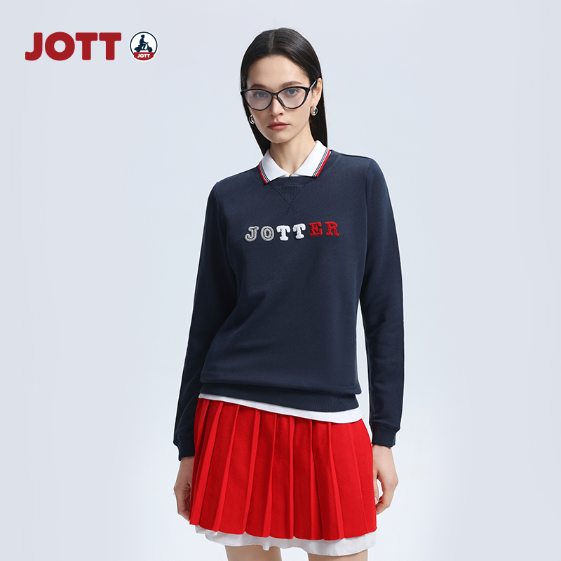 JOTT女士圆领套头卫衣