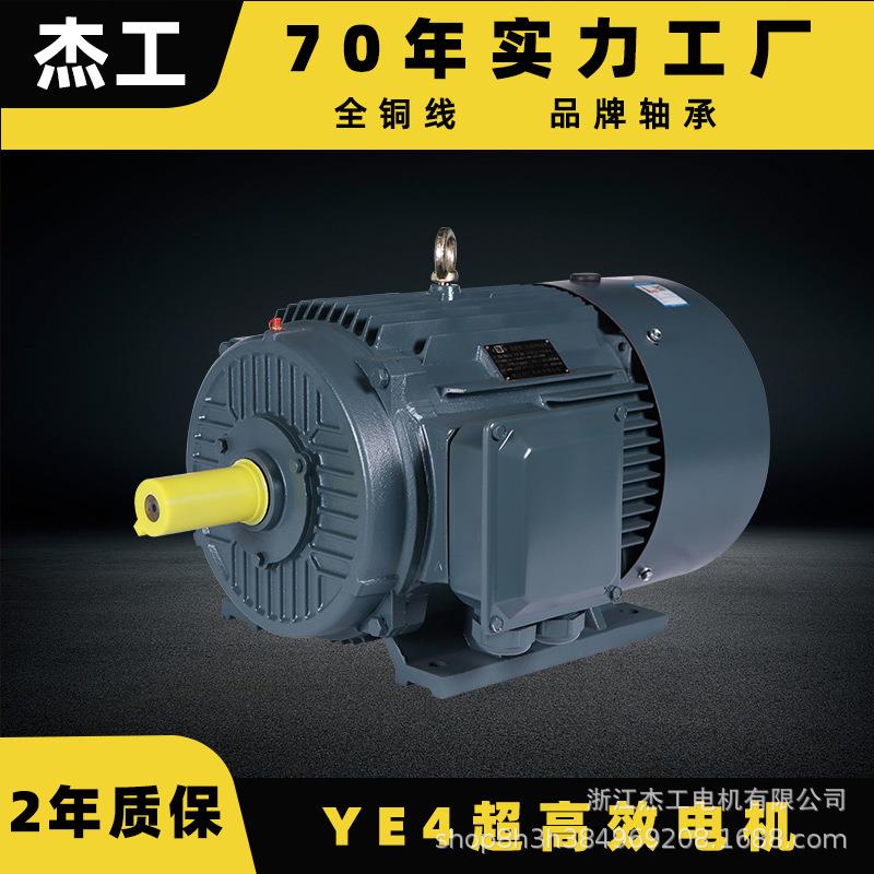YE4电机大功率全铜芯三相电动机卧式超高效二级能效三相异步电机