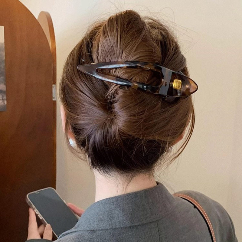 一字大号燕尾夹2025新款法式慵懒风高级感后脑勺盘发抓夹女头饰,饰品/流行首饰/时尚饰品新,发饰,淘宝优惠券,粉丝福利购,淘宝优惠卷
