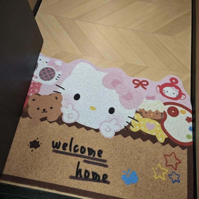 少女心入户地垫可剪裁垫子