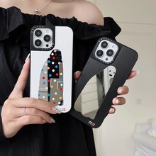 caseti手机壳无脸男幽灵小鬼magsafe磁吸适用iPhone苹果16promax/16pro/15plus/14pro/13/12亚克力防摔镜面11