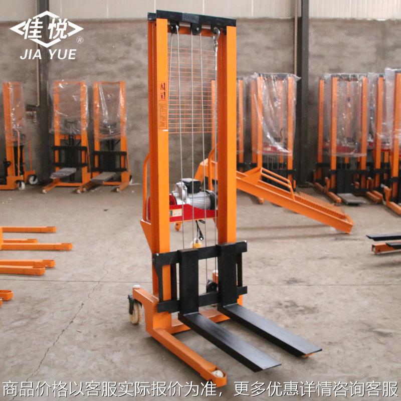 220电动叉高车手推叉高车1吨1.6米2吨升降装卸搬运半电动叉车